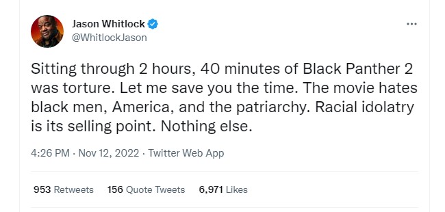 black panther wakanda forever jason whitlock