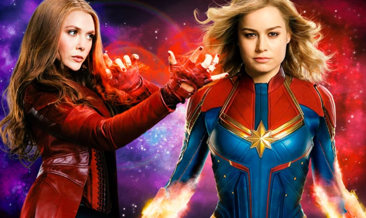 Captain Marvel and Scarlet Witch MCU Marvel