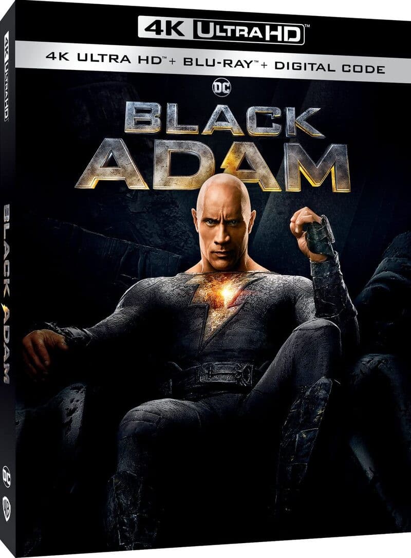 Black Adam digital home 4k blu-ray release