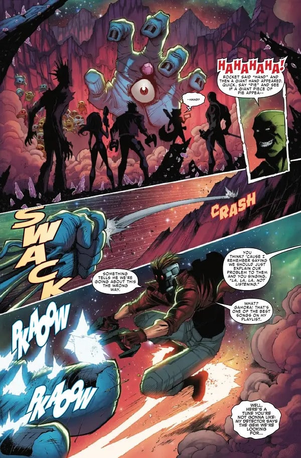Guardians of the Galaxy Cosmic Rewind preview page
