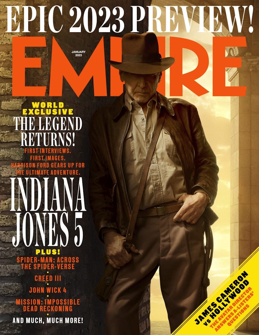 Indiana Jones 5 Empire Magazine Cover Harrison Ford