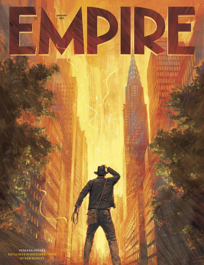 Indiana Jones 5 Empire Magazine Subscriber Cover Harrison Ford
