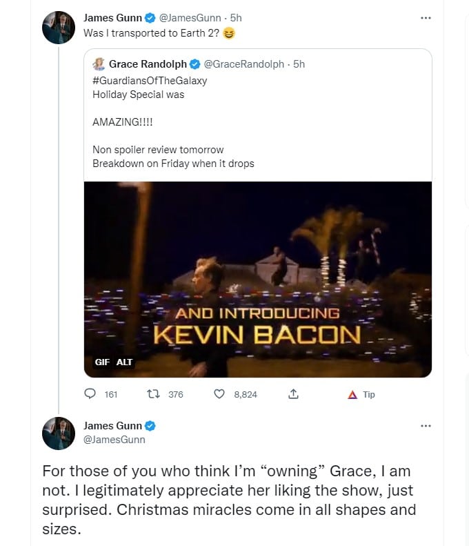 James Gunn liked this tweet. Maybe we will be getting trunks? :  r/DC_Cinematic