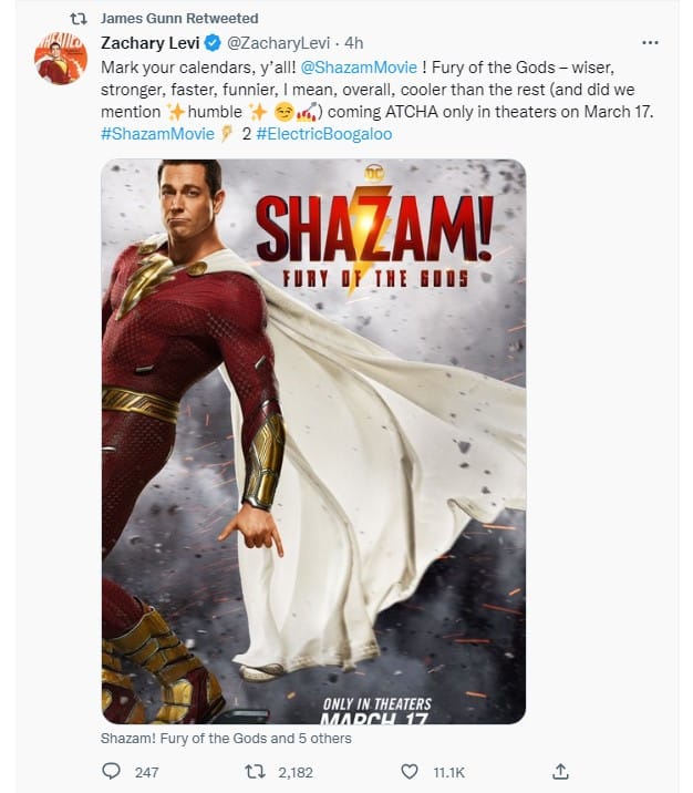james gunn shazam James Gunn Addresses DC Fans: Still No Dwayne Johnson or 'Black Adam' Mention