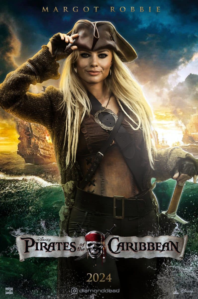 Margot Robbie Pirates of the Caribbean fan art