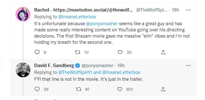 Shazam 2 Director Responds to Complaints about New Trailer