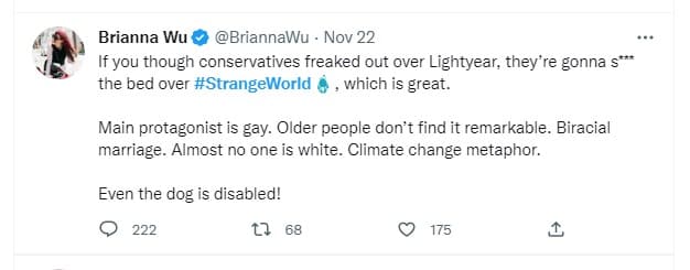 strangeworld tweet Strange World tweet.