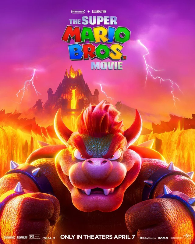 Super Mario Bros Bowser poster