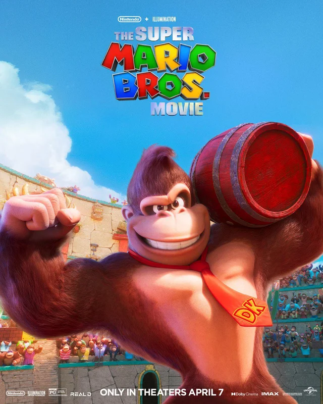 Super Mario Bros Donkey Kong poster