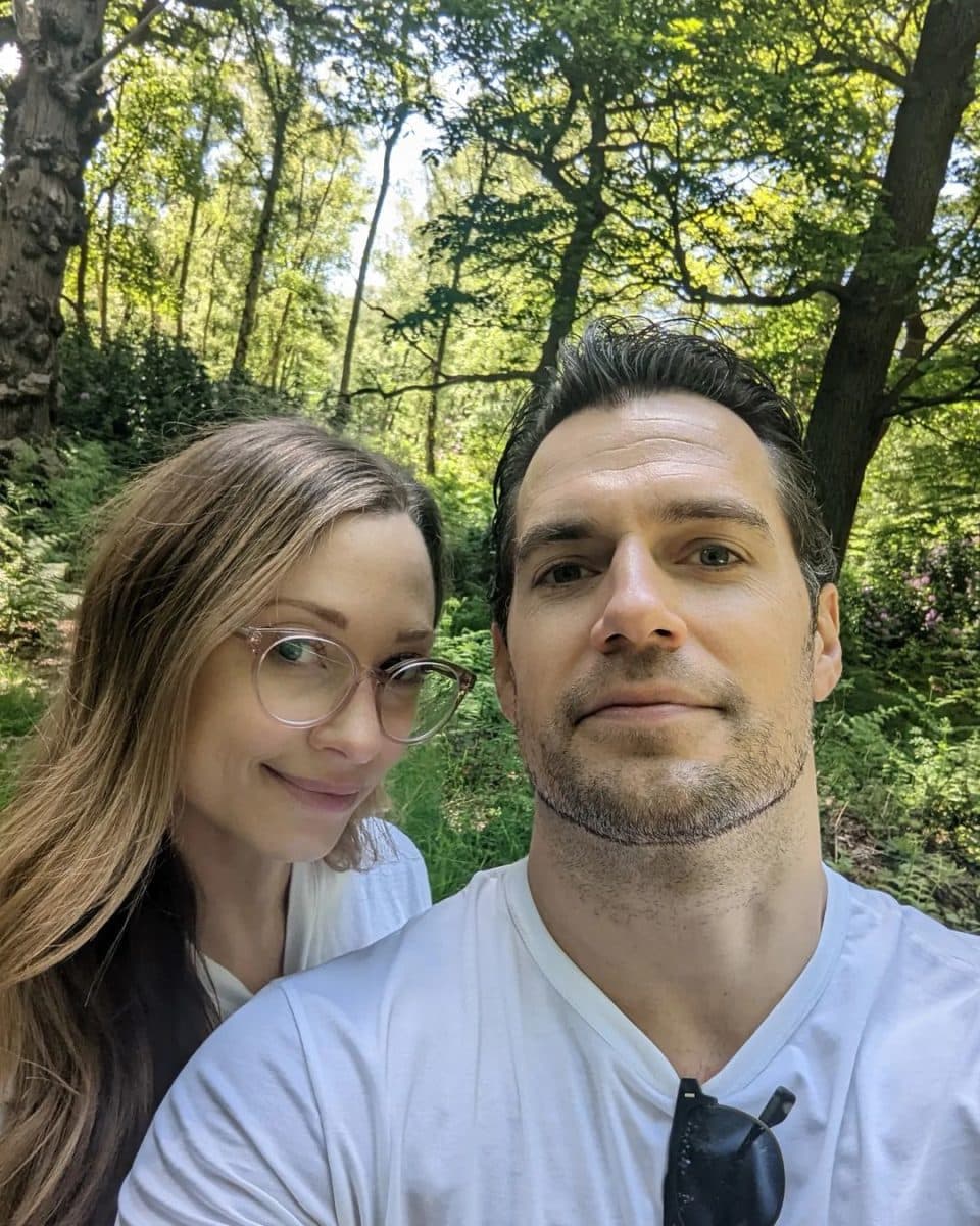 Henry Cavill and girlfriend via Instagram
