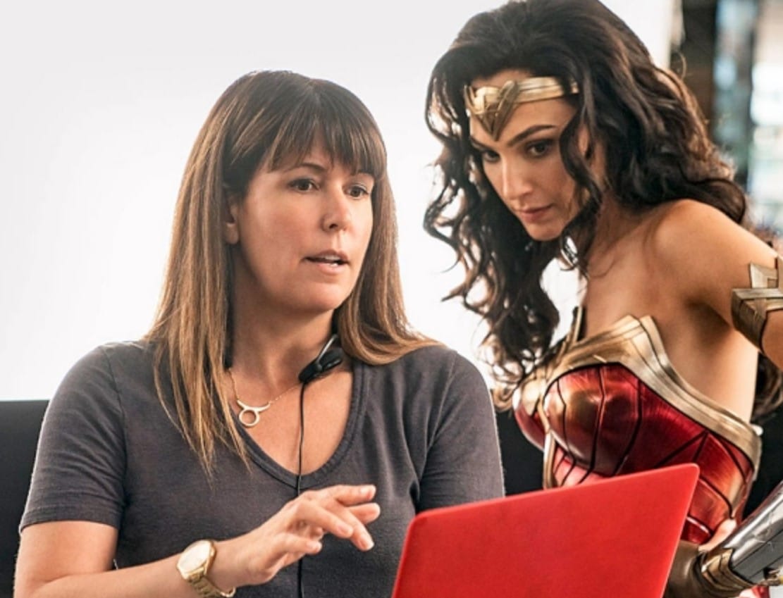 Patty Jenkins and Gal Gadot in Wonder Woman