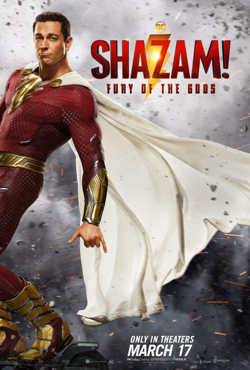 shazam fury gods poster