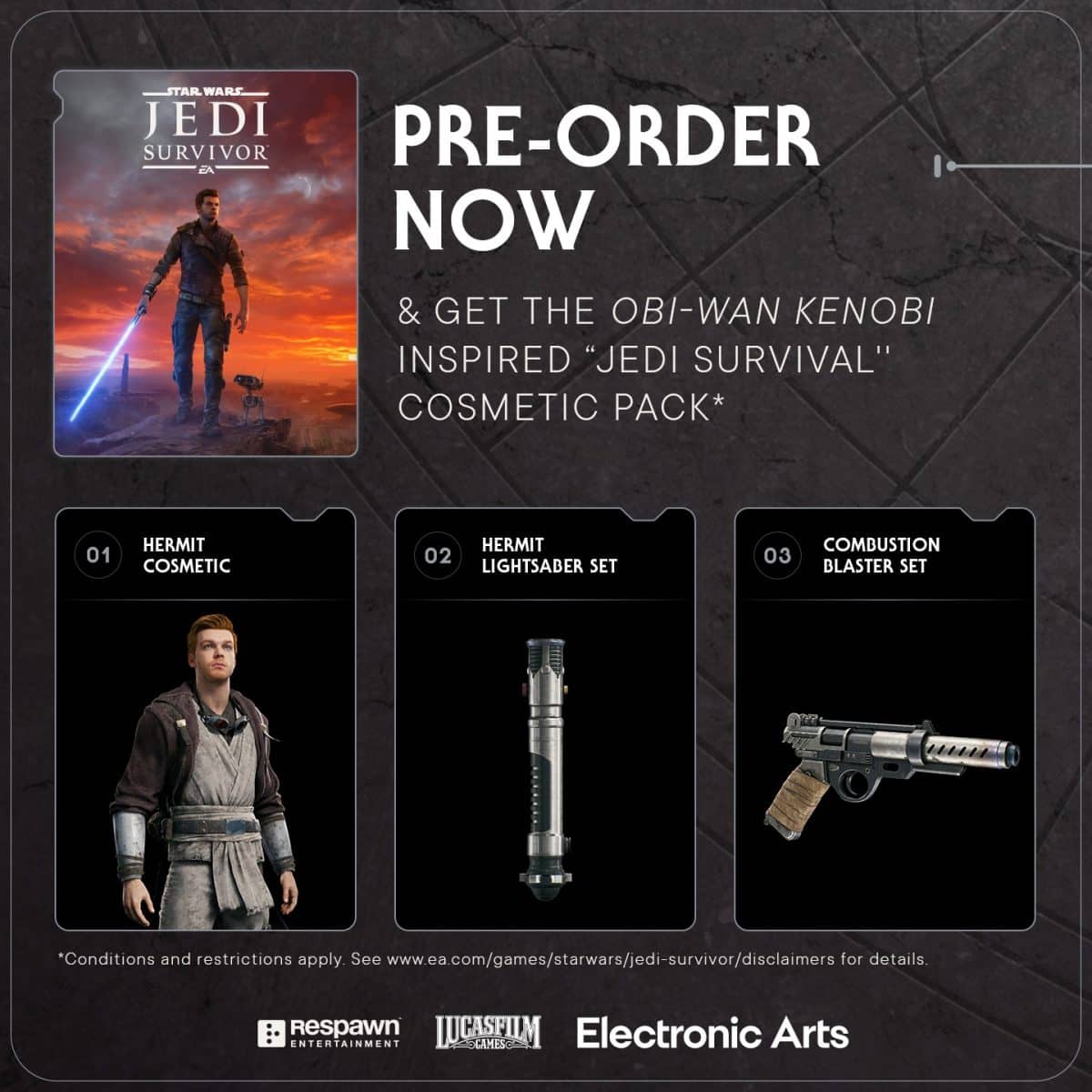 Star Wars Jedi Survivor preorder