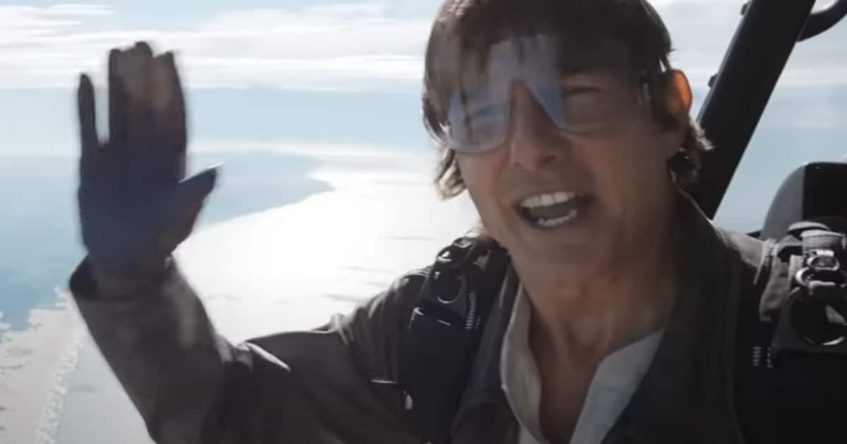 Tom Cruises Teases Mission Impossible With Epic Sky Dive