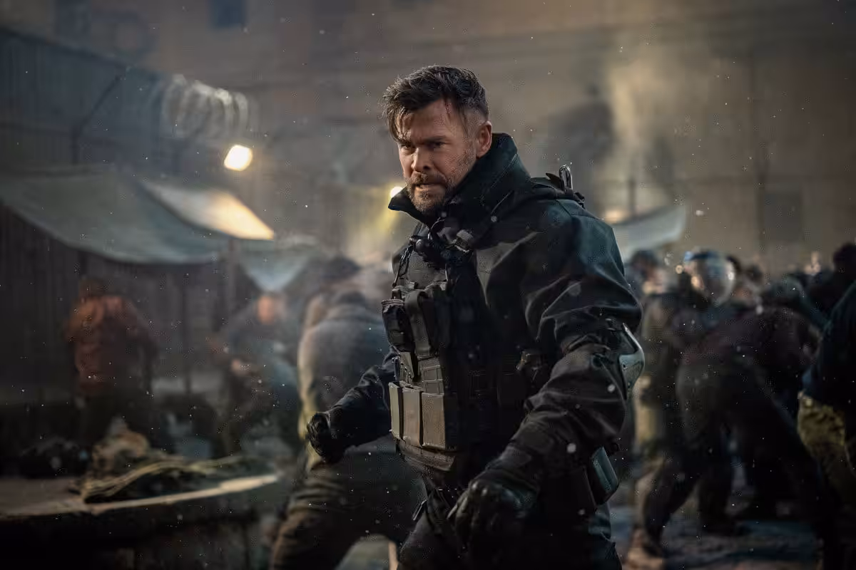 Chris Hemsworth as Tyler Rake in Extraction 2