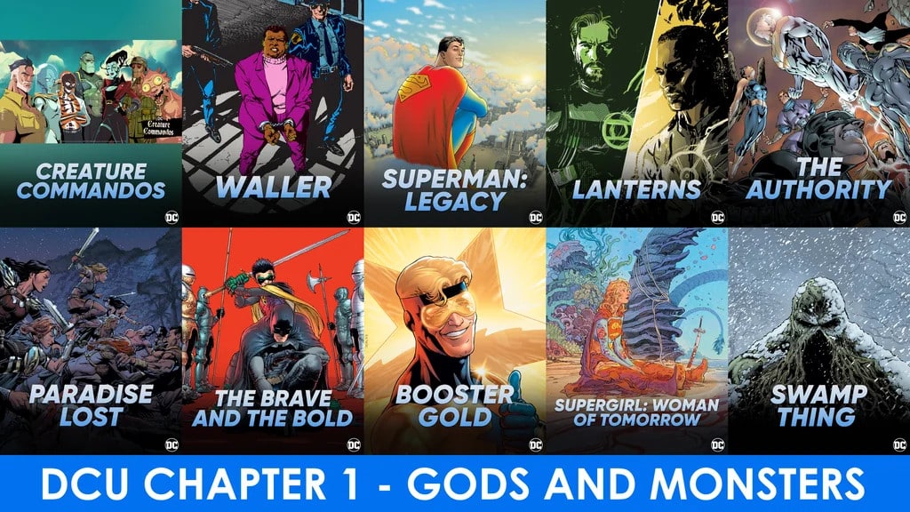 James Gunn DCU plans Chapter 1 Gods and Monsters