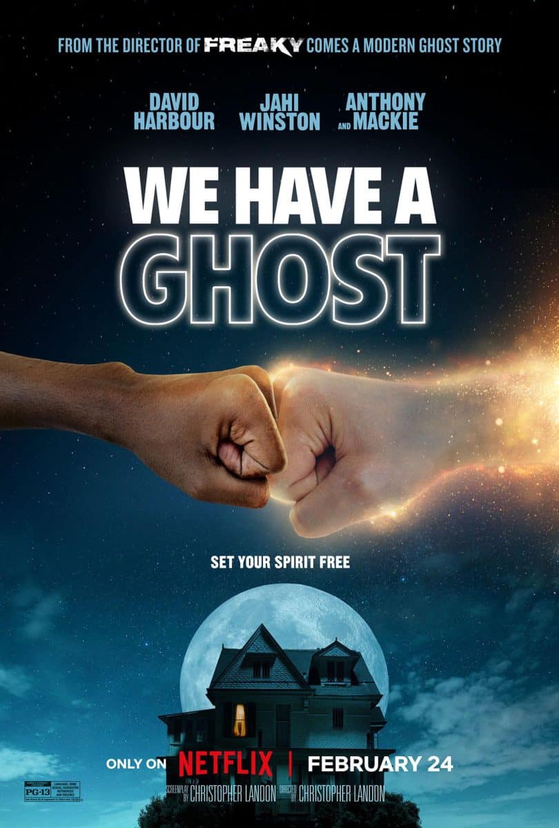 'We Have A Ghost' Trailer Stars David Harbour and Anthony Mackie