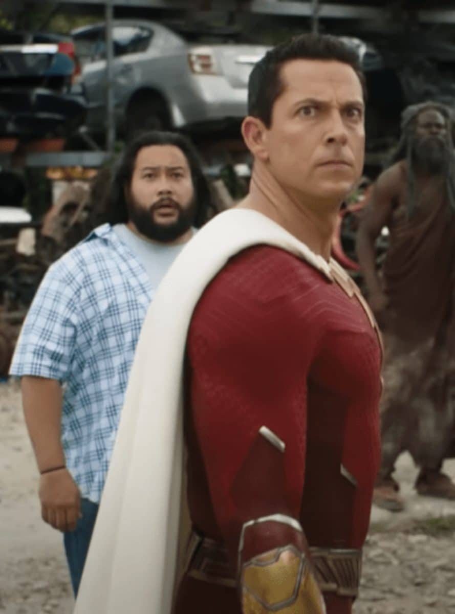 Zachary Levi in Shazam Fury of the Gods