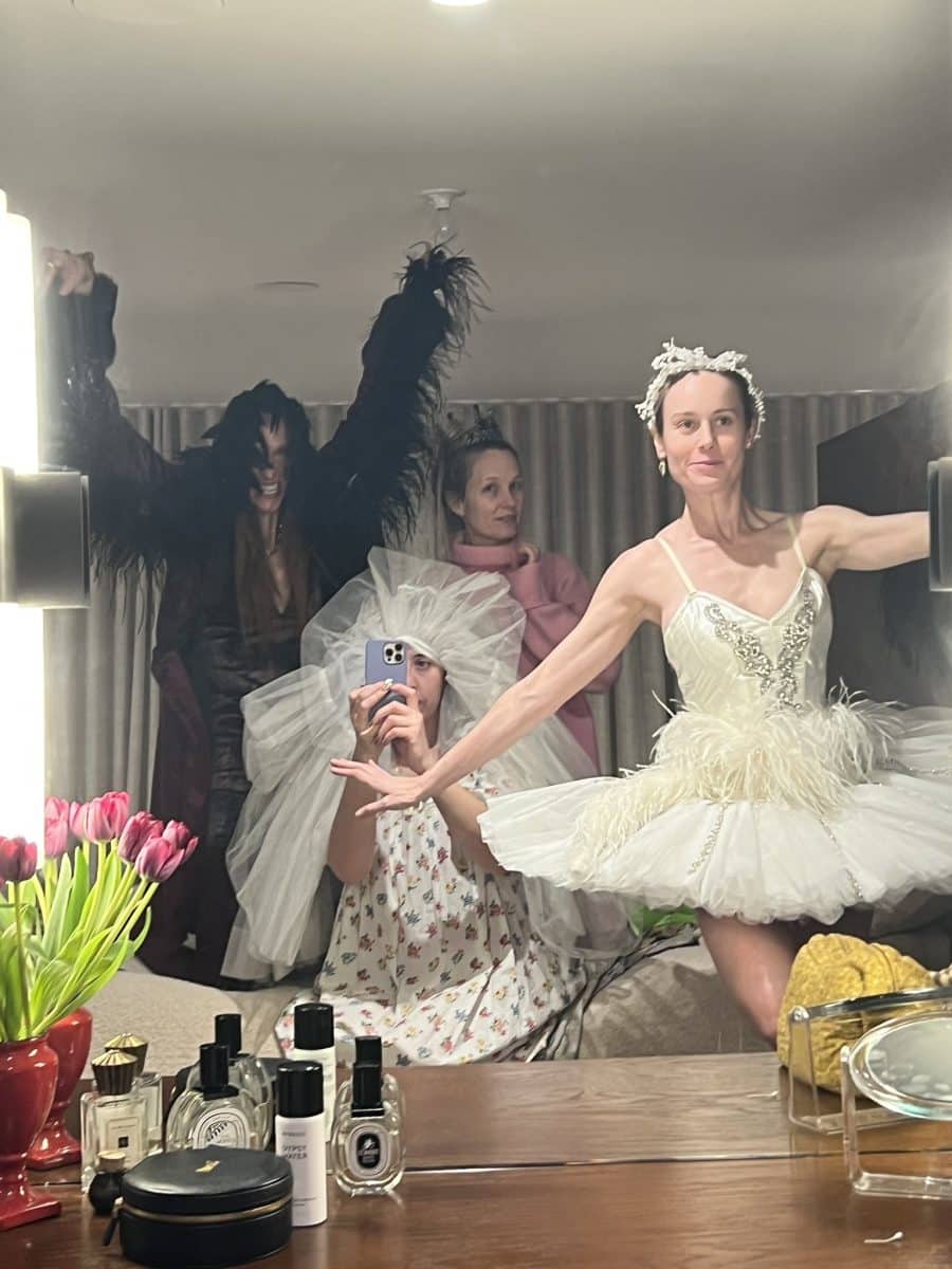 brie larson ballerina costume 1 Brie Larson Ballerina Costume