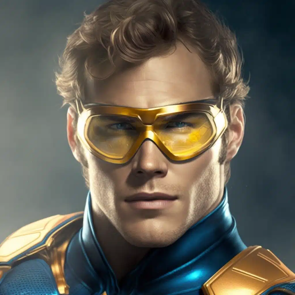 Chris Pratt as Booster Gold