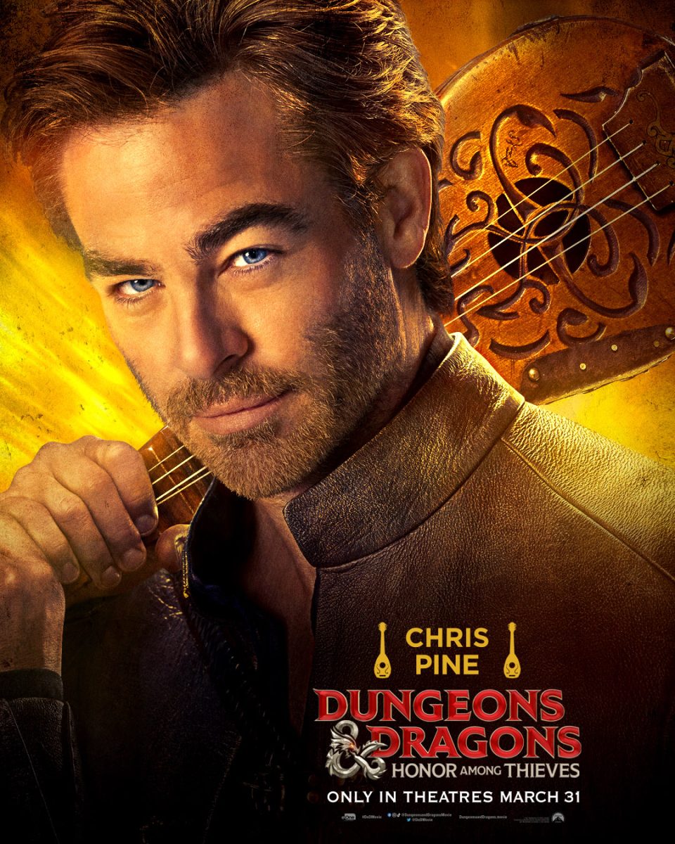 Dungeons & Dragons Chris Pine poster