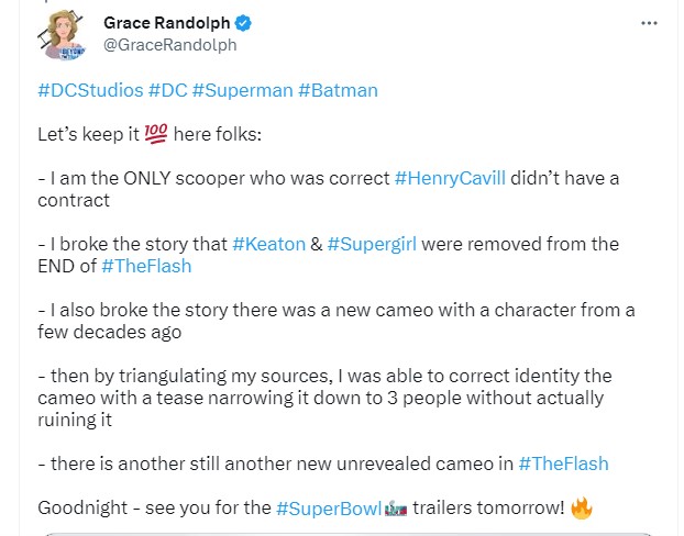 Grace Randolph Batman tweet
