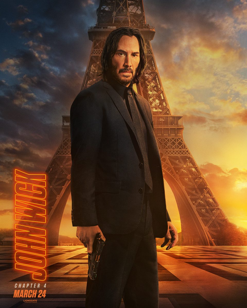 John Wick 4 Keanu Reeves poster