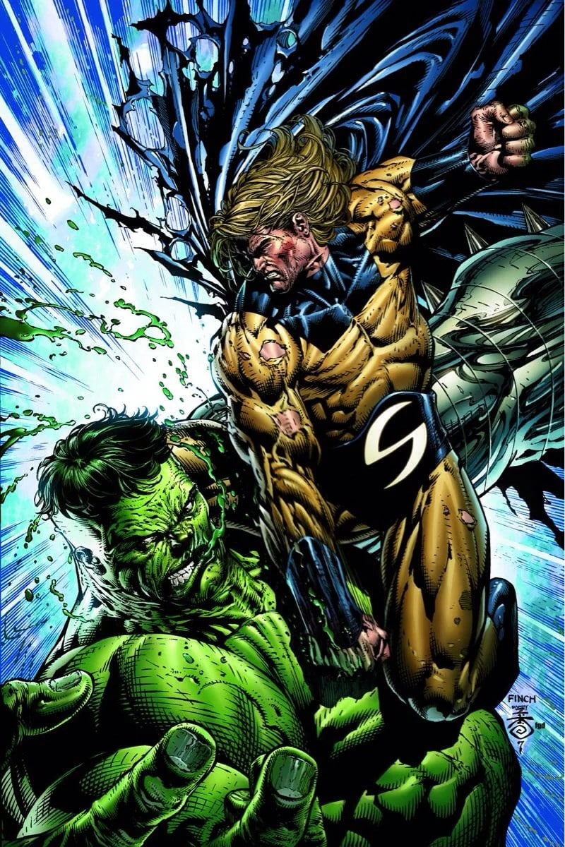 Sentry vs Hulk Marvel Comics