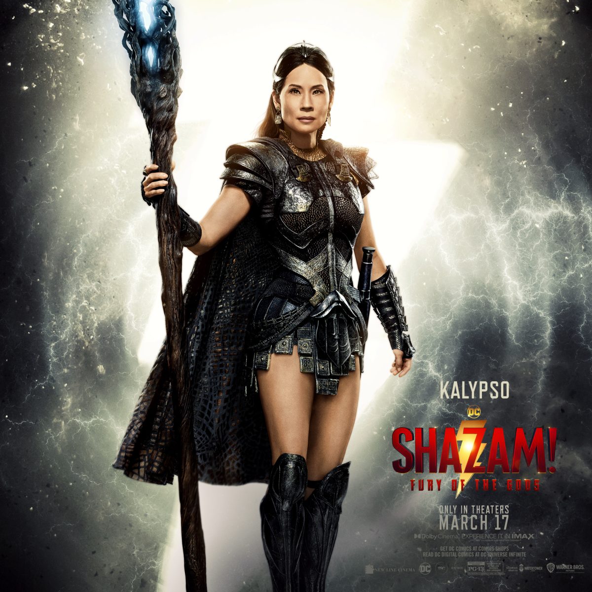 Shazam Fury of the Gods Lucy Liu Poster