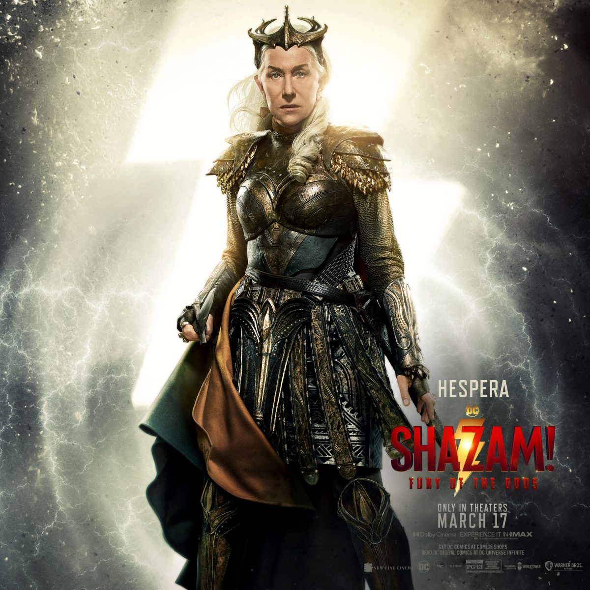 Shazam Fury of the Gods Hellen Mirren Poster
