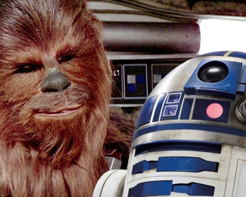 Star Wars Chewbacca and R2-D2