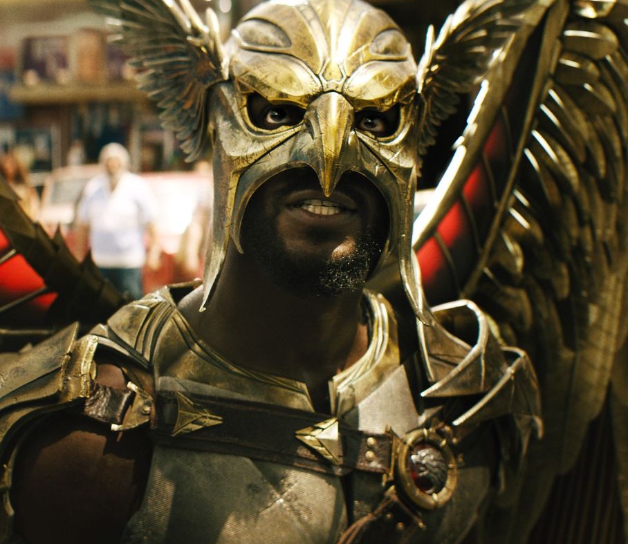 Aldris Hodge as Hawkman in Black Adam