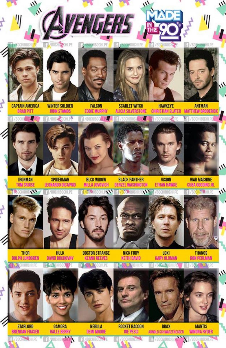 avengers 90s poster meme