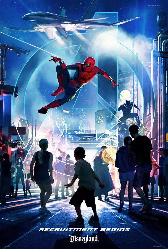 Avengers Marvel Disneyland Spider-Man