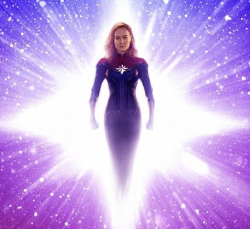 Brie Larson The Marvels poster