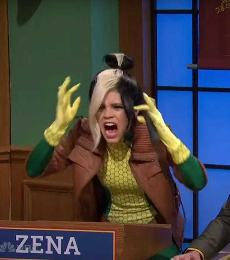 Watch Jenna Ortega as Rogue on SNL