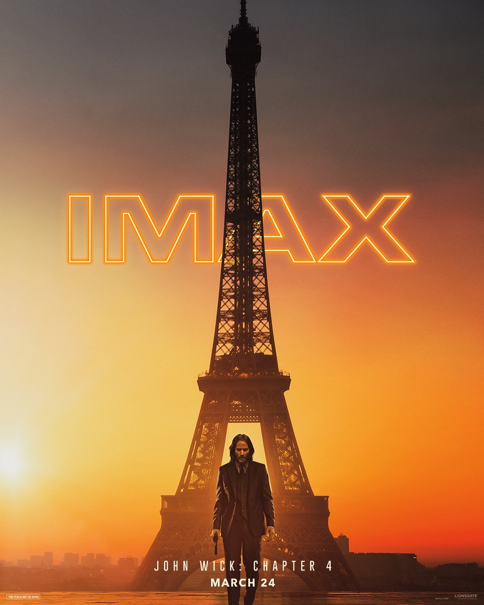 John Wick 4 Keanu Reeves IMAX poster 