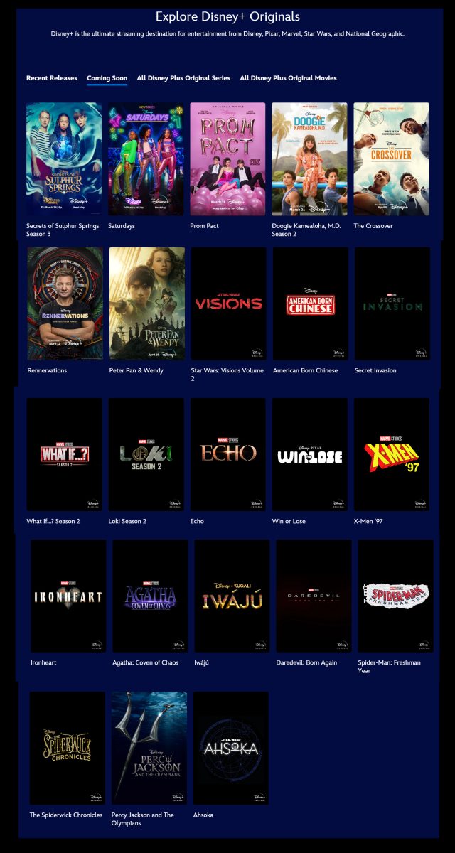 Marvel Disney Plus coming soon