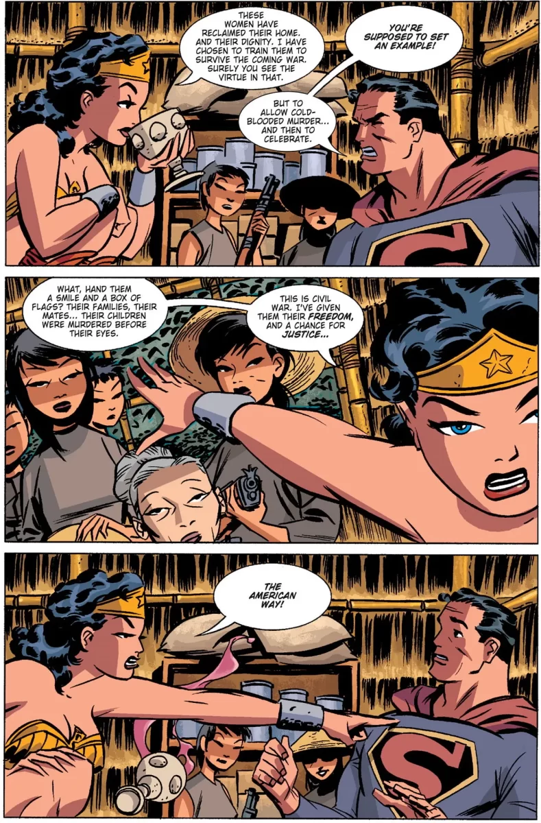 Justice League New Frontier Wonder Woman and Superman
