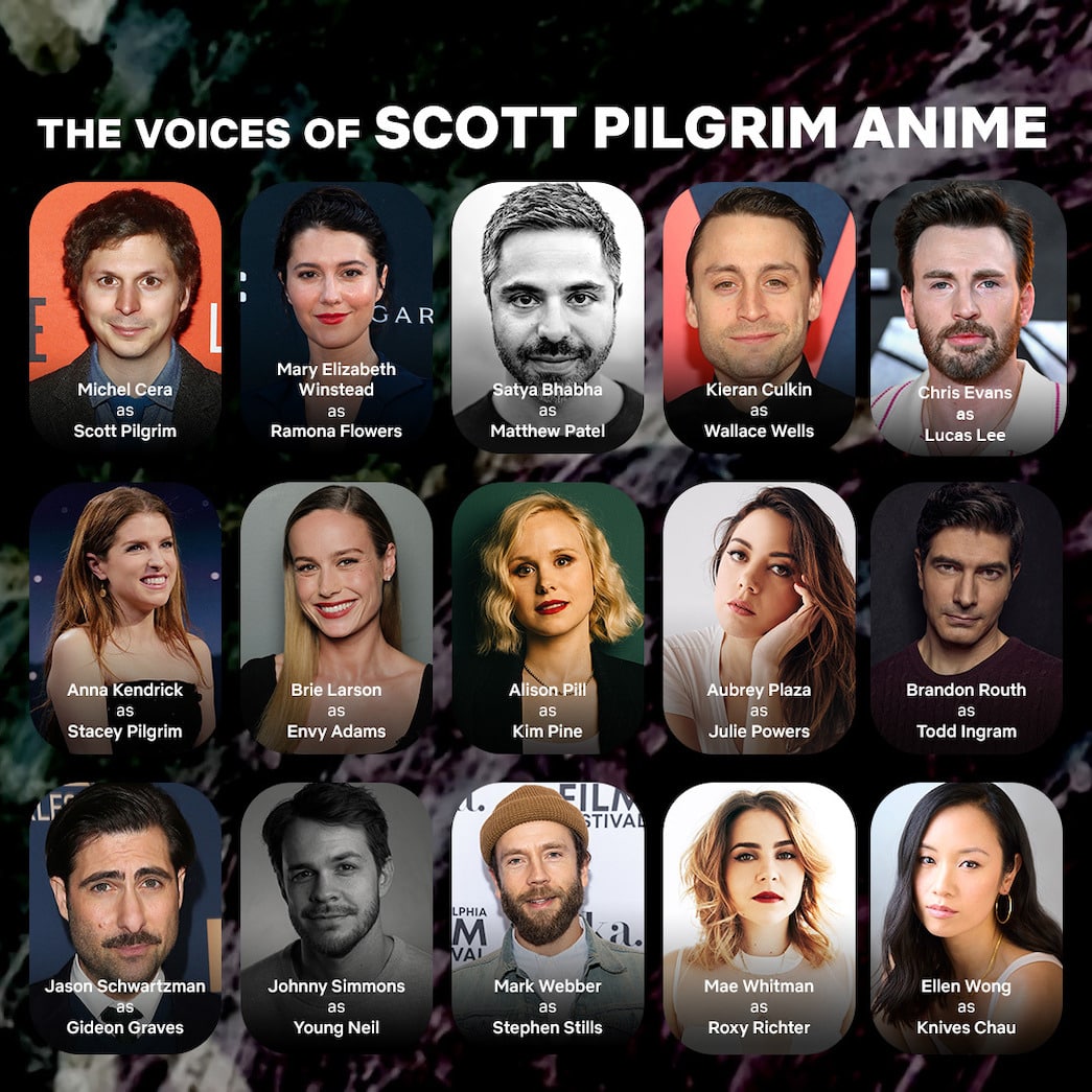 scott pilgrim anime cast