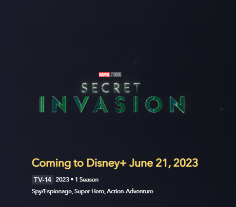 Secret Invasion release date Disney Plus