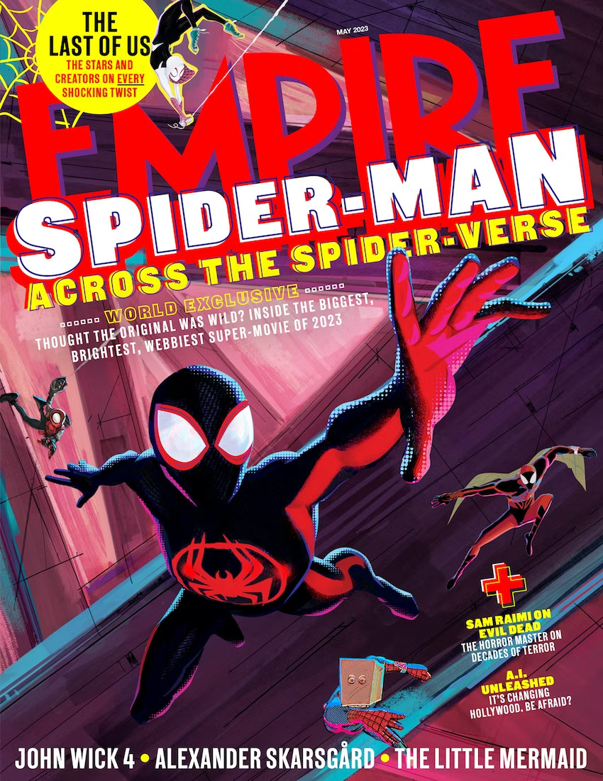 spider man across the spider verse empire magazine cover