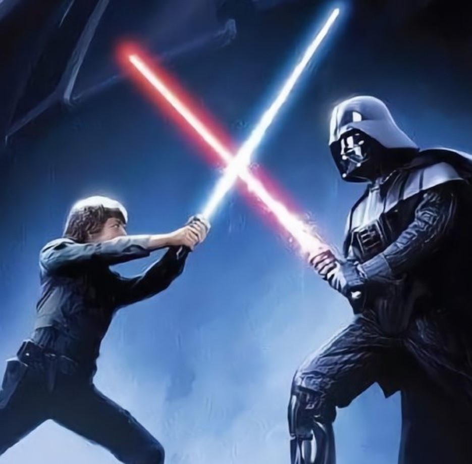 star wars luke vs vader