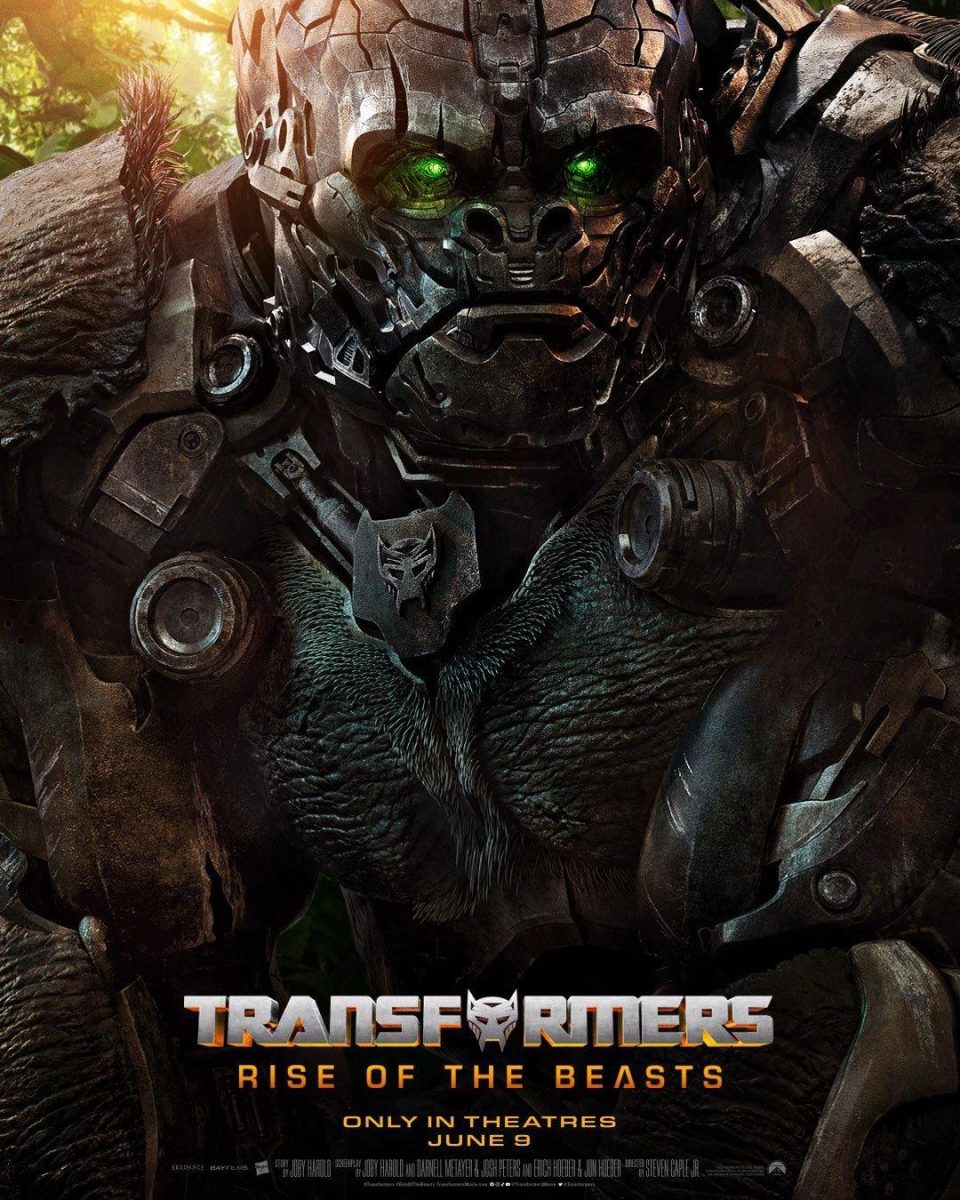 transformers rise beasts optimus primal poster