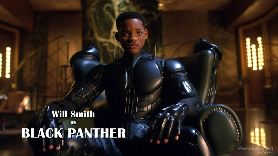 will smith black panther avengers ai art 2