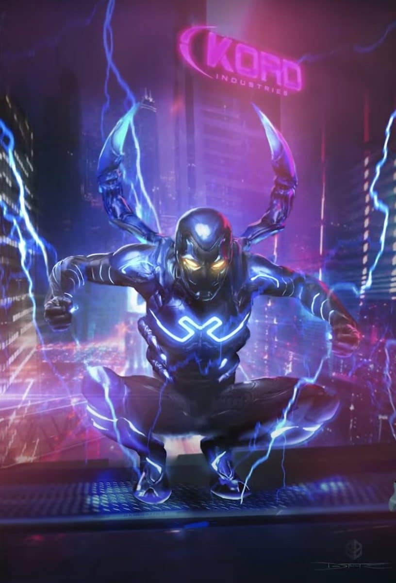 blue beetle concept art dc fandome Blue Beetle Concept Art DC Fandome