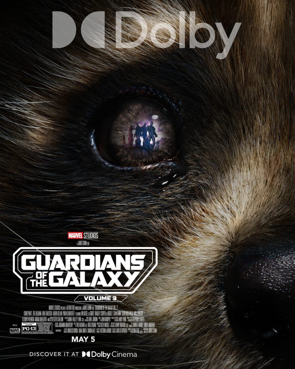 guardians galaxy 3 dolby poster