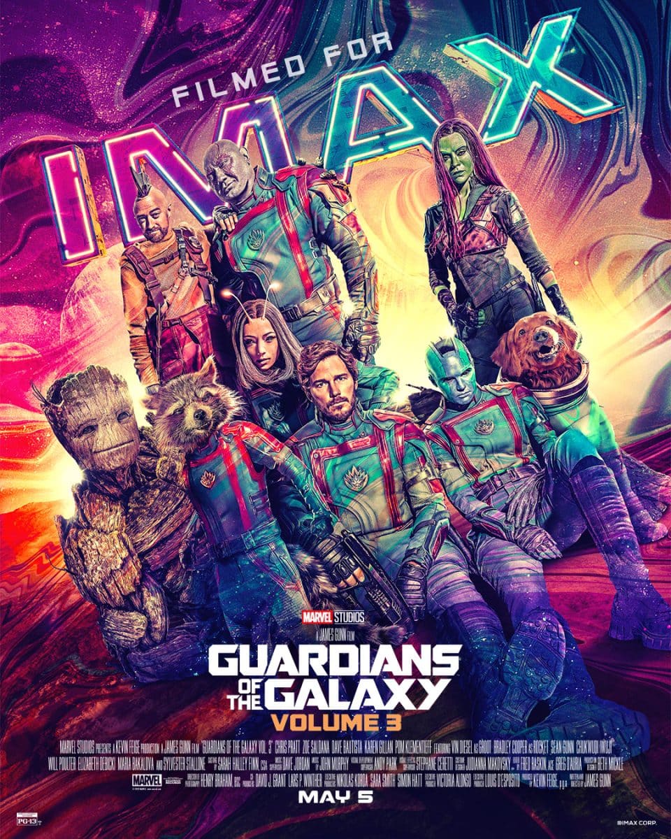 guardians galaxy 3 imax poster