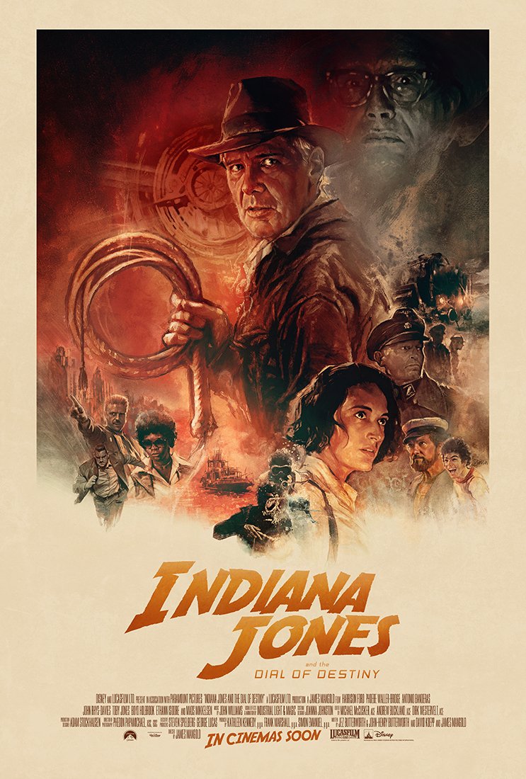 indiana jones dial destiny poster