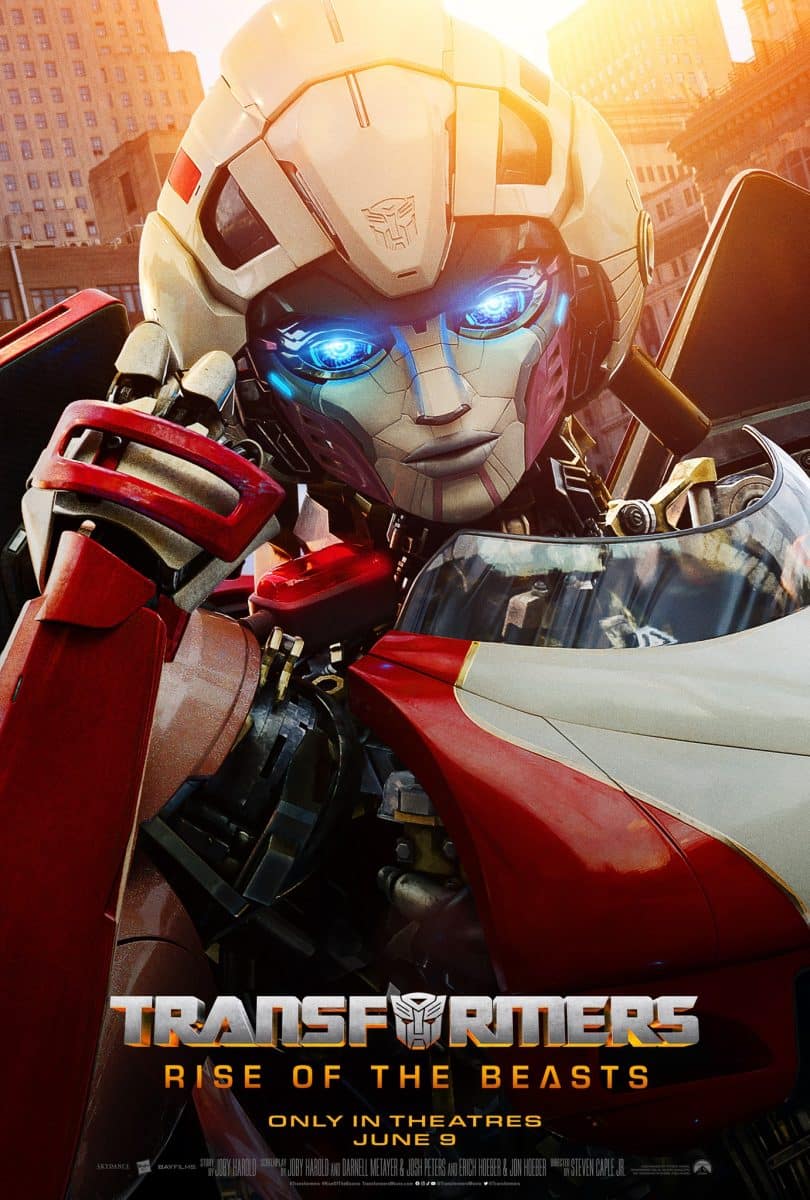 transformers rise of the beasts arcee poster